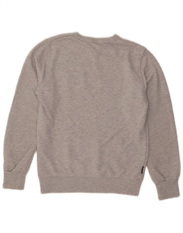 Superdry Grafisk Sweatshirt-trøje til mænd Medium Grey Flecked Bomuld