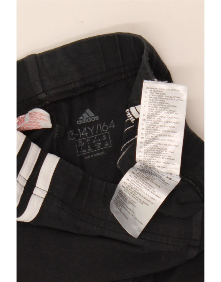 Adidas pigeleggings 13-14 år sort bomuld