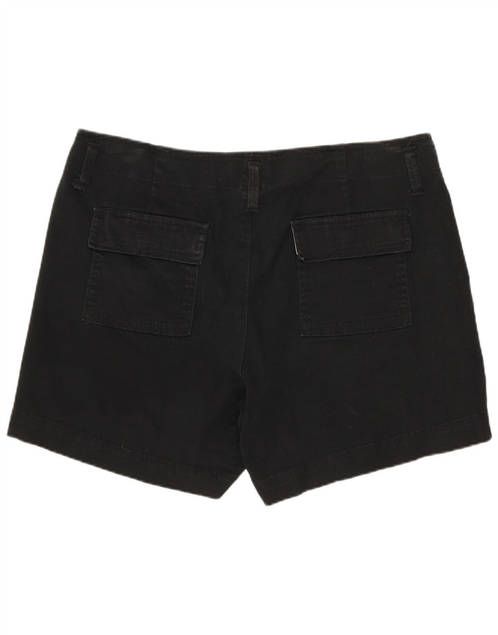LEE Chino Shorts til kvinder US 12 Large W34 Black Bomuld