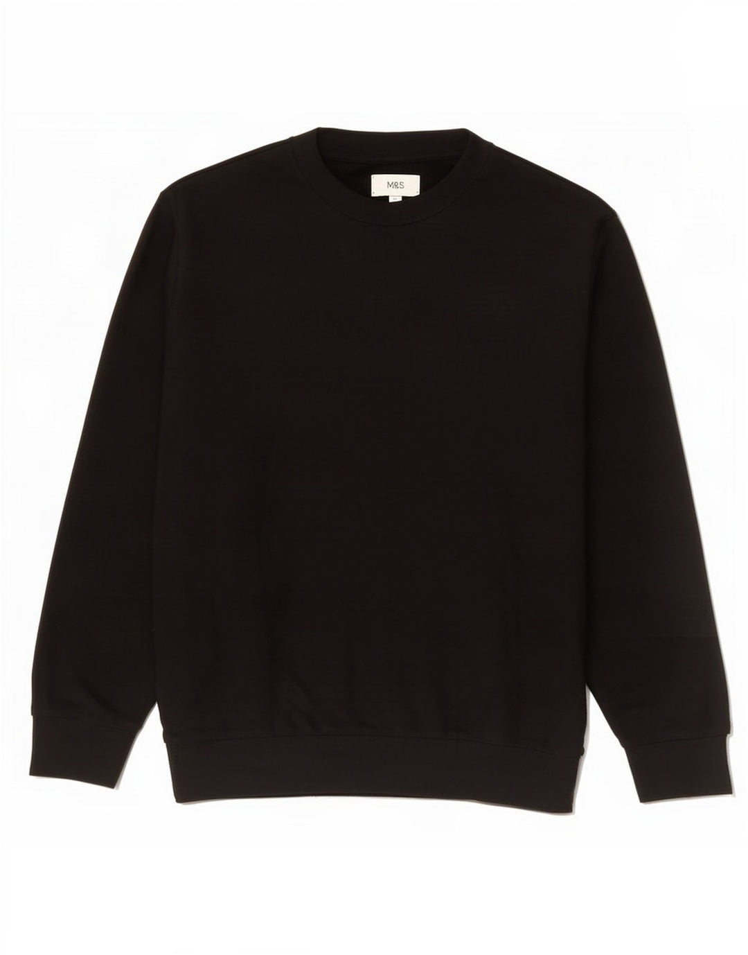 Marks & Spencer Herre Sweatshirt Jumper XL Sort Bomuld