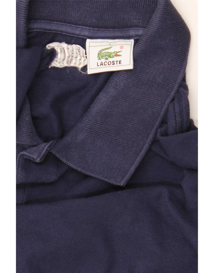 Lacoste Langærmet Polo Shirt til mænd Størrelse 4 Medium Navy Blue