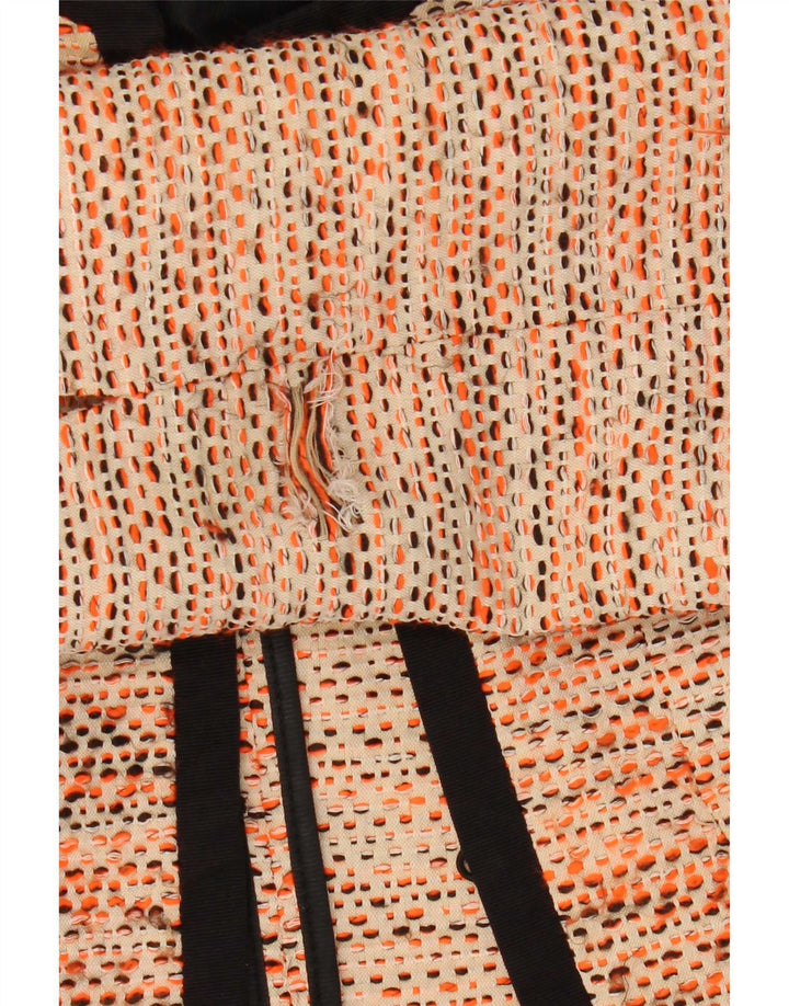 L.K. Bennett Womens 3/4 ærme 2-delt sæt UK 10 Small Orange Flecked
