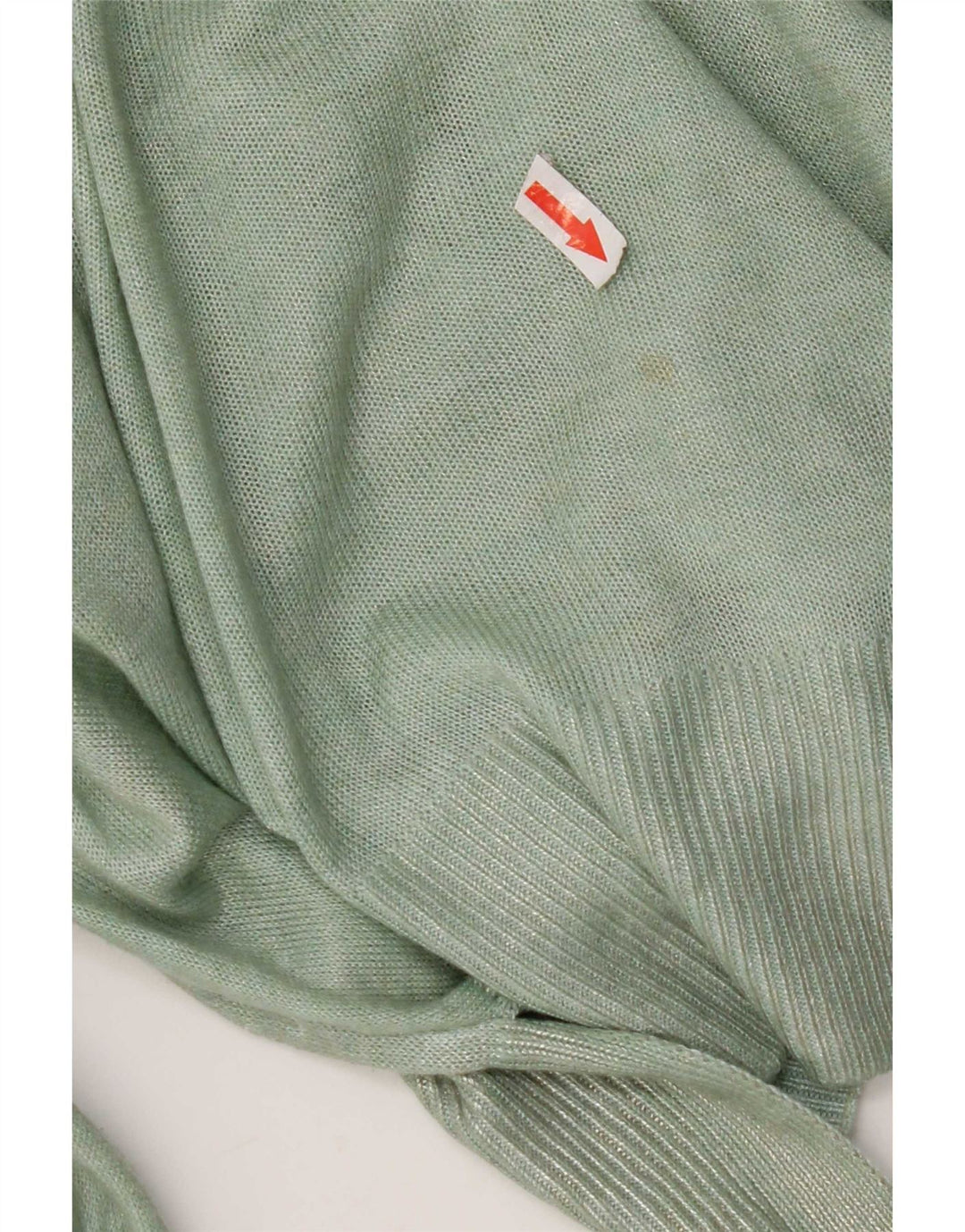 Zara Dame Boat Neck Jumper Sweater UK 14 Medium Green