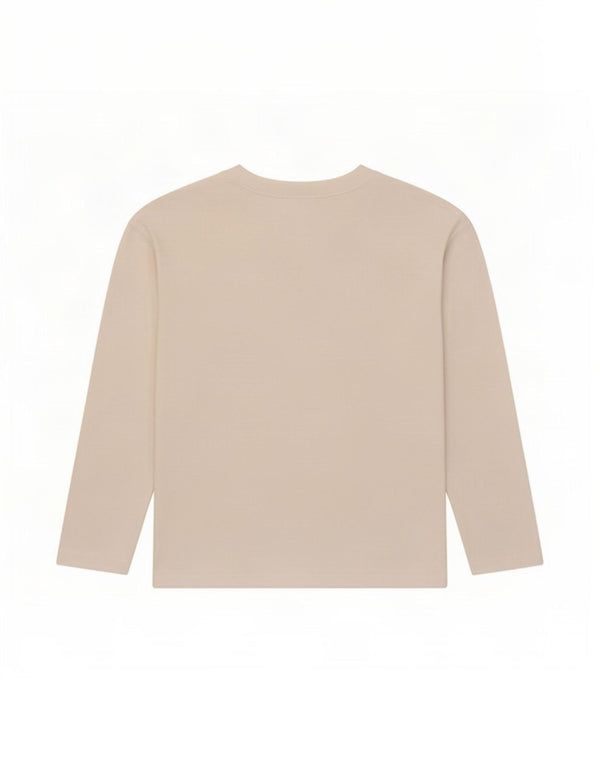 Zara Womens Relaxed Fit Top Langærmet UK 6 XS Hvid