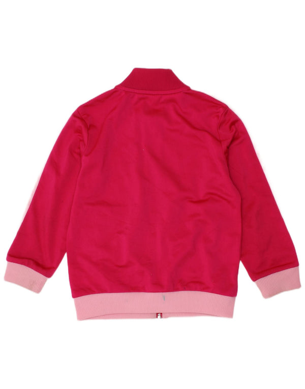 ADIDAS Pigetræningsdragt Topjakke 3-4 År Pink Polyester
