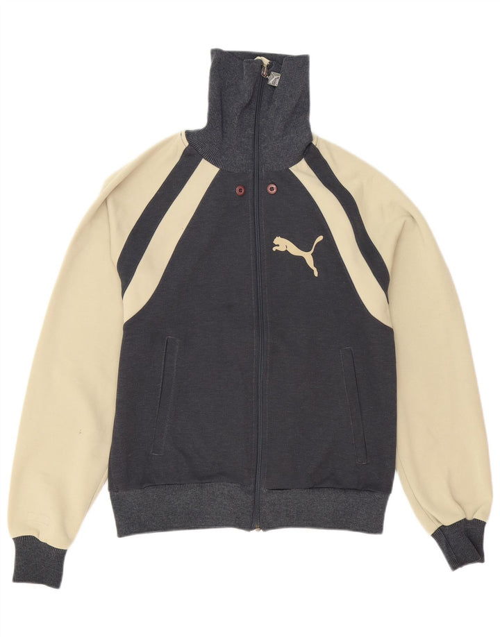 Puma Træningsdragt til mænd Topjakke XS Grå Colourblock Polyester