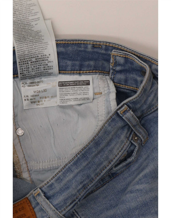Levi's Dame 715 Bootcut Jeans W26 L32 Blå Bomuld