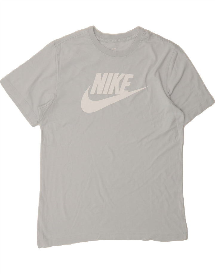 NIKE Mens Graphic T-Shirt Top Medium Blue Cotton Vintage Nike and Second-Hand Nike from Messina Hembry 