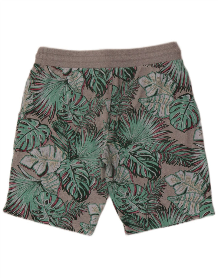 Superdry Sportshorts til mænd, store grå blomstrede bomuld