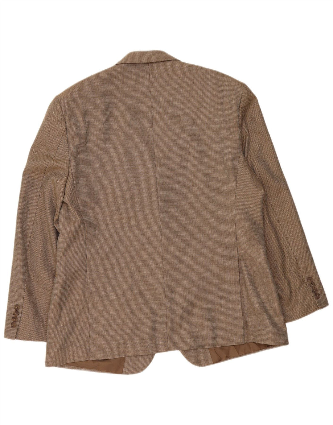 Marks & Spencer Herre 2-knaps blazerjakke UK 46 XL Beige Polyester