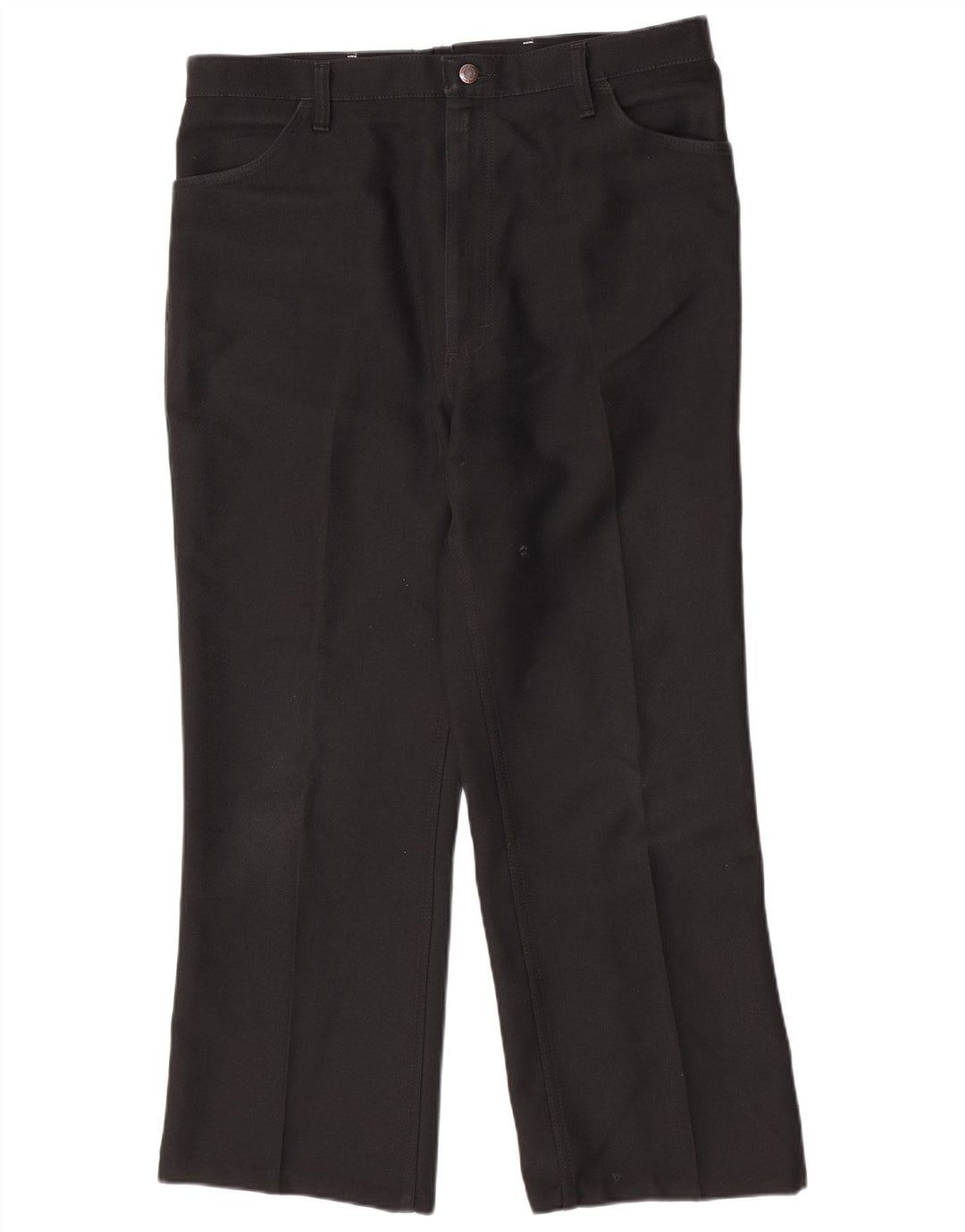 Wrangler Straight Casual bukser til mænd W42 L28 sort polyester