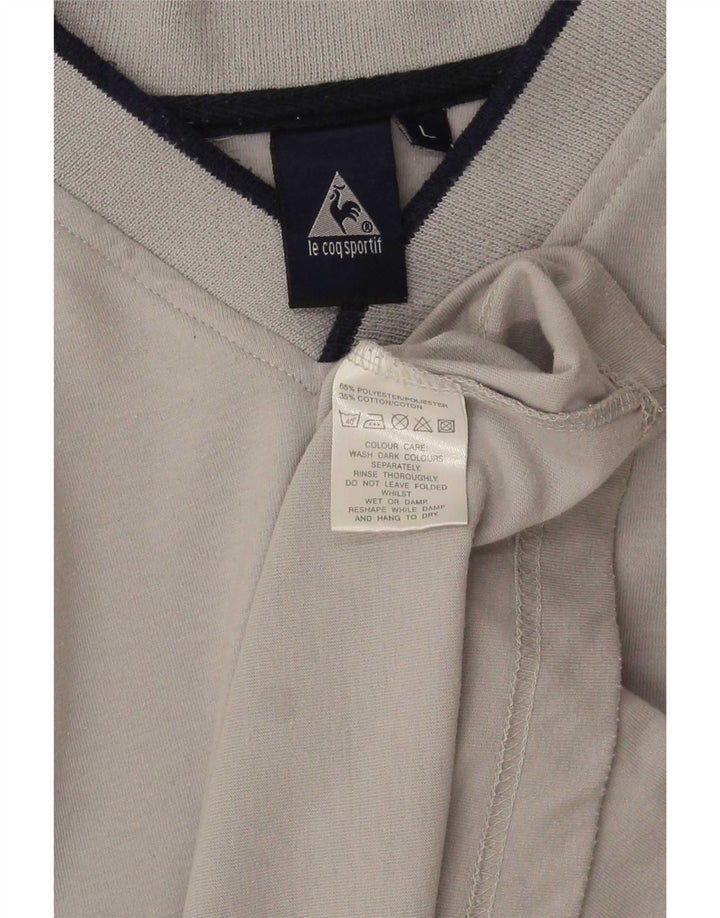 Le Coq Sportif Herre T-Shirt Top Stor Grå Polyester