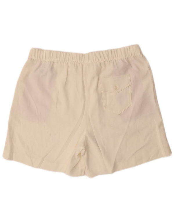 Marks & Spencer Chino Shorts til kvinder UK 18 XL W38 Off White Polyester