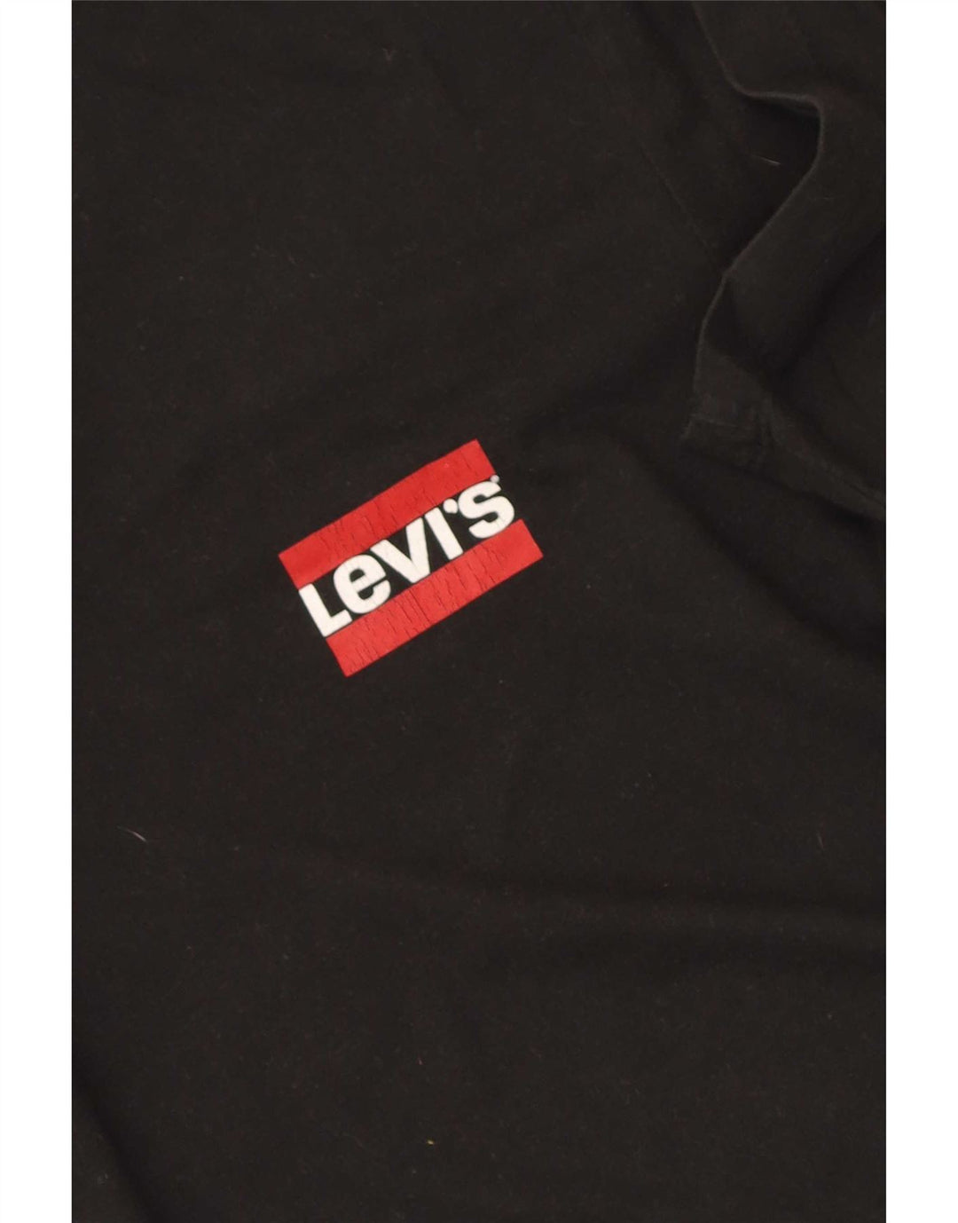 Levi's Herre T-Shirt Top Stor Sort Bomuld