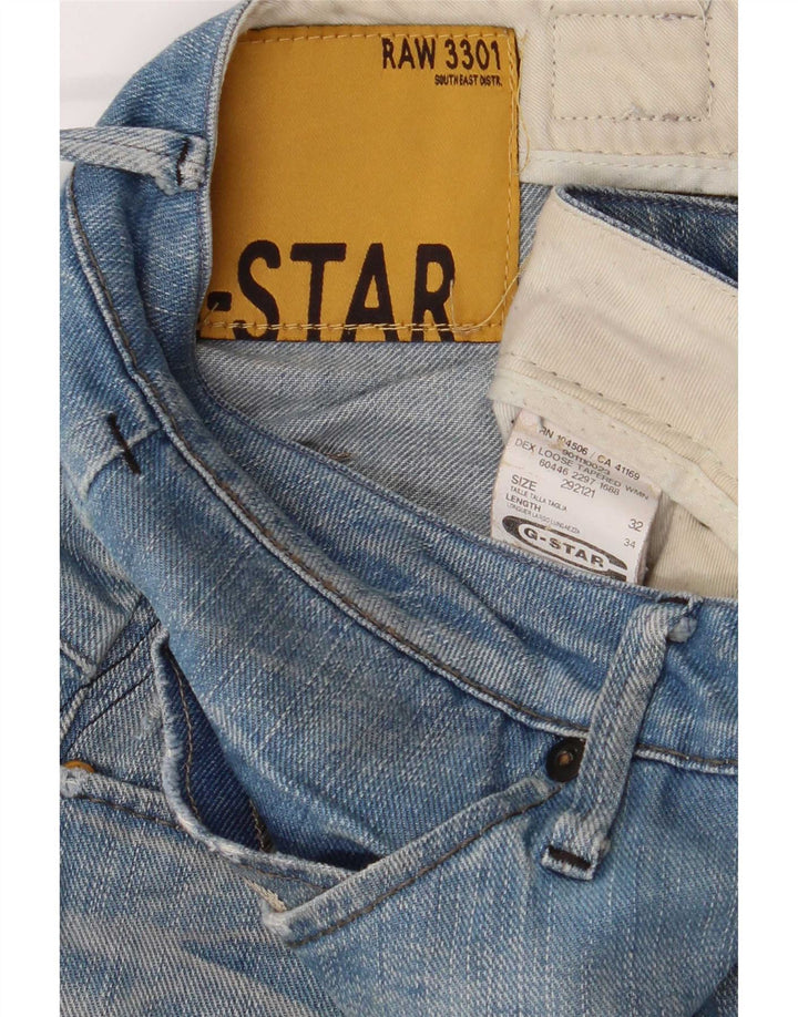G-Star Herre Slim Jeans W32 L34 Blå Bomuld
