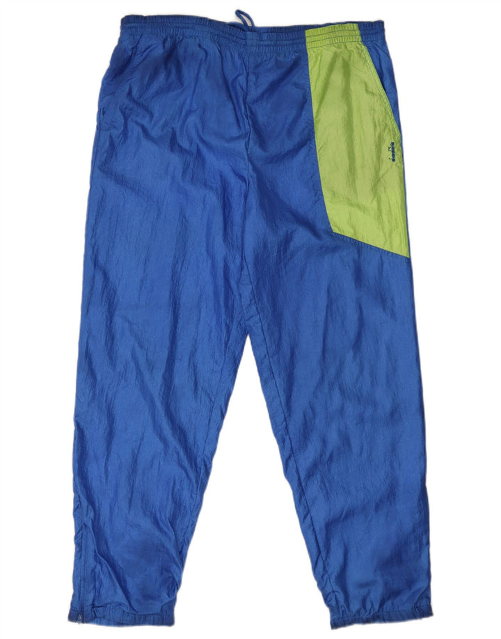 Diadora Herre træningsdragt Bukser Joggers Large Blue Colourblock Polyamid