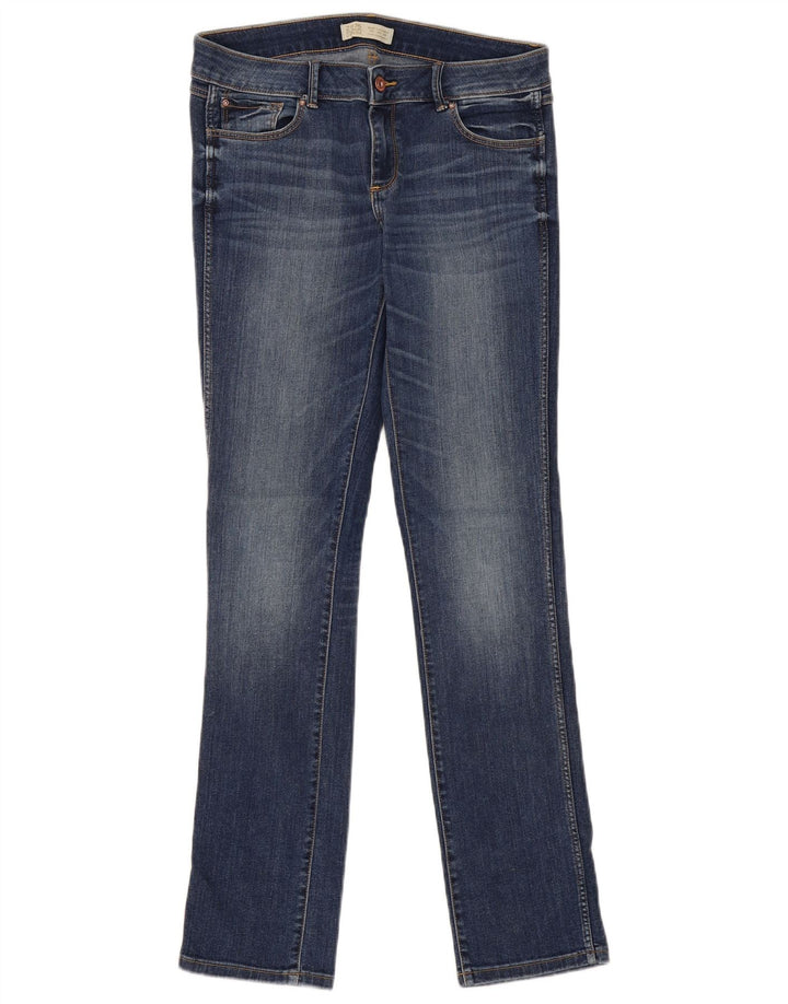 Zara Dame Slim Jeans EU 38 Small W28 L31 Blå