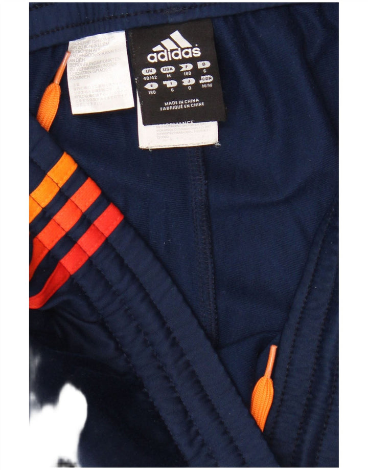 Adidas Træningsdragtsbukser til mænd UK 40/42 Medium Navy Blue Polyester