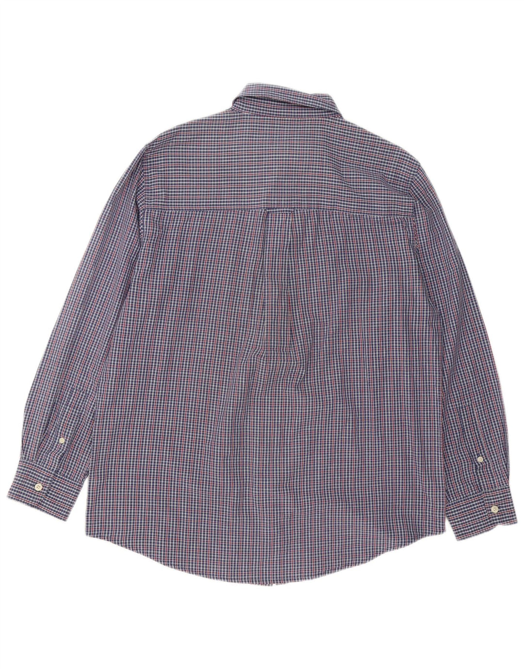 Chaps Herreskjorte Medium Blue Gingham Cotton