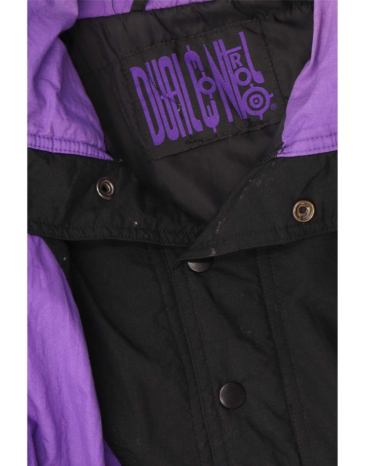 Vintage Herre Anorak Jacket UK 40 Large Purple Colourblock