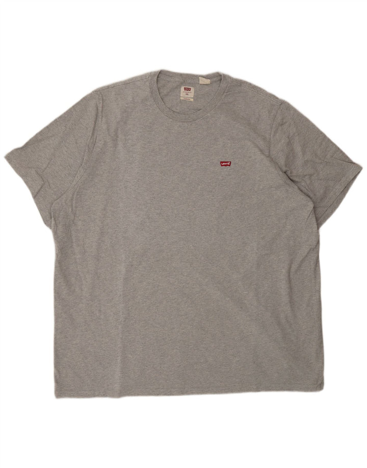 Levi's Herre Standard T-Shirt Top 2XL Grå Bomuld