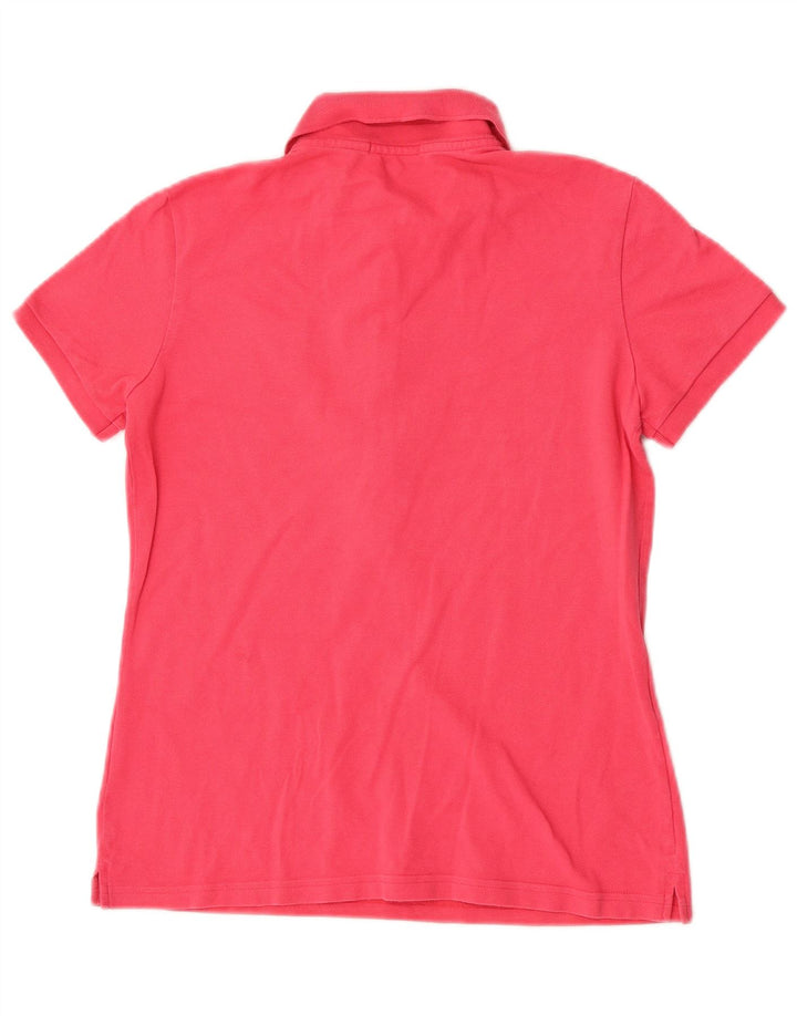 Lacoste Dame Polo Shirt Størrelse 40 Medium Pink Bomuld