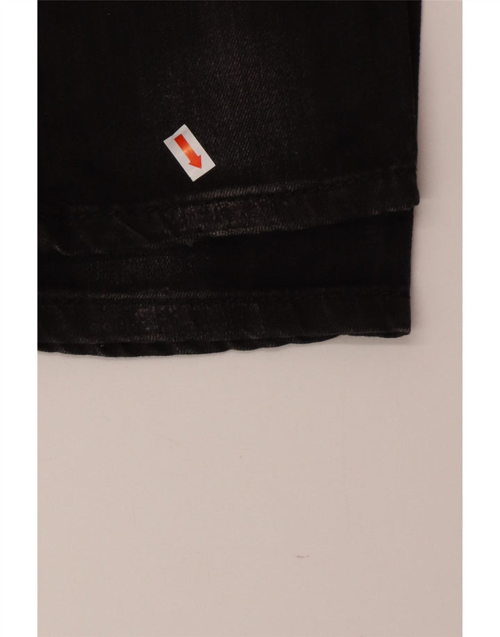 BENETTON Mens Distressed Relaxed Fit Slim Jeans W30 L30 Grey Cotton