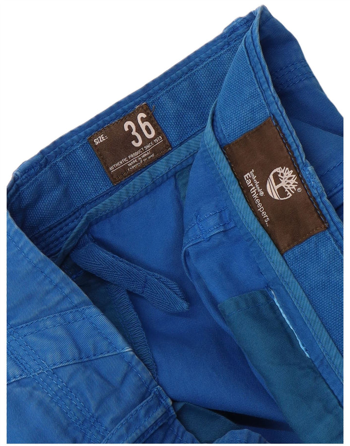 Timberland Herre Cargo Shorts W36 Large Blue
