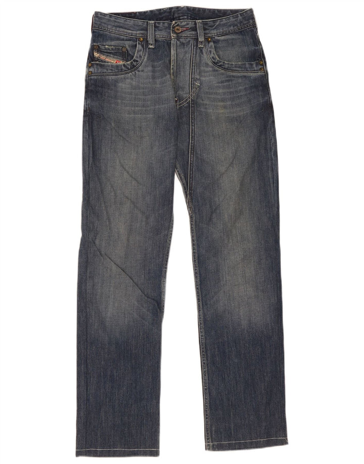 Diesel Straight Jeans til mænd W29 L32 Blå Bomuld