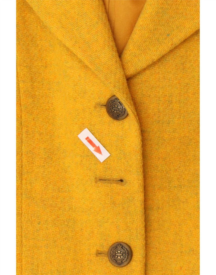 Ny Penny Dame 4-knaps blazerjakke IT 42 Medium Yellow Wool