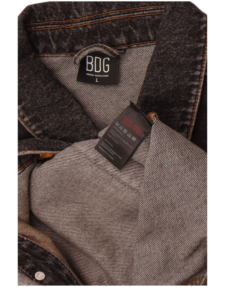 Urban Outfitters Denimjakke til mænd UK 40 Stor sort bomuld
