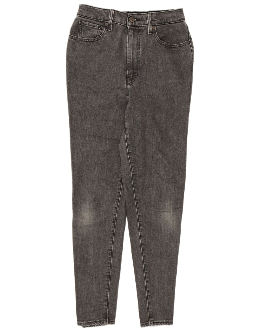 LEVI'S Dame 501 Skinny Jeans W29 L29 Grå Bomuld