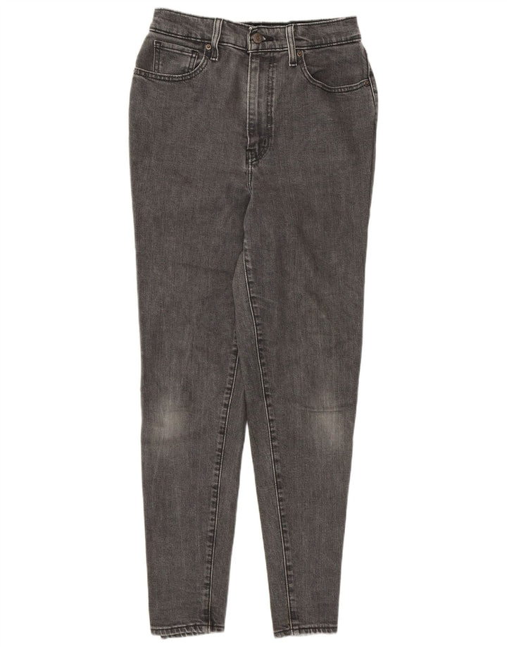 LEVI'S Dame 501 Skinny Jeans W29 L29 Grå Bomuld
