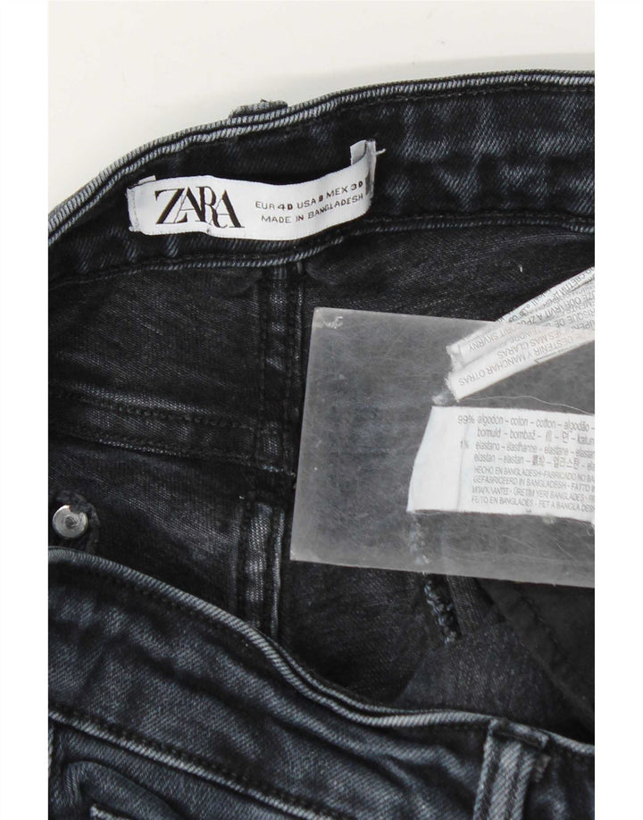 Zara Dame Slim Jeans EU 40 Medium W30 L26 Marineblå Bomuld