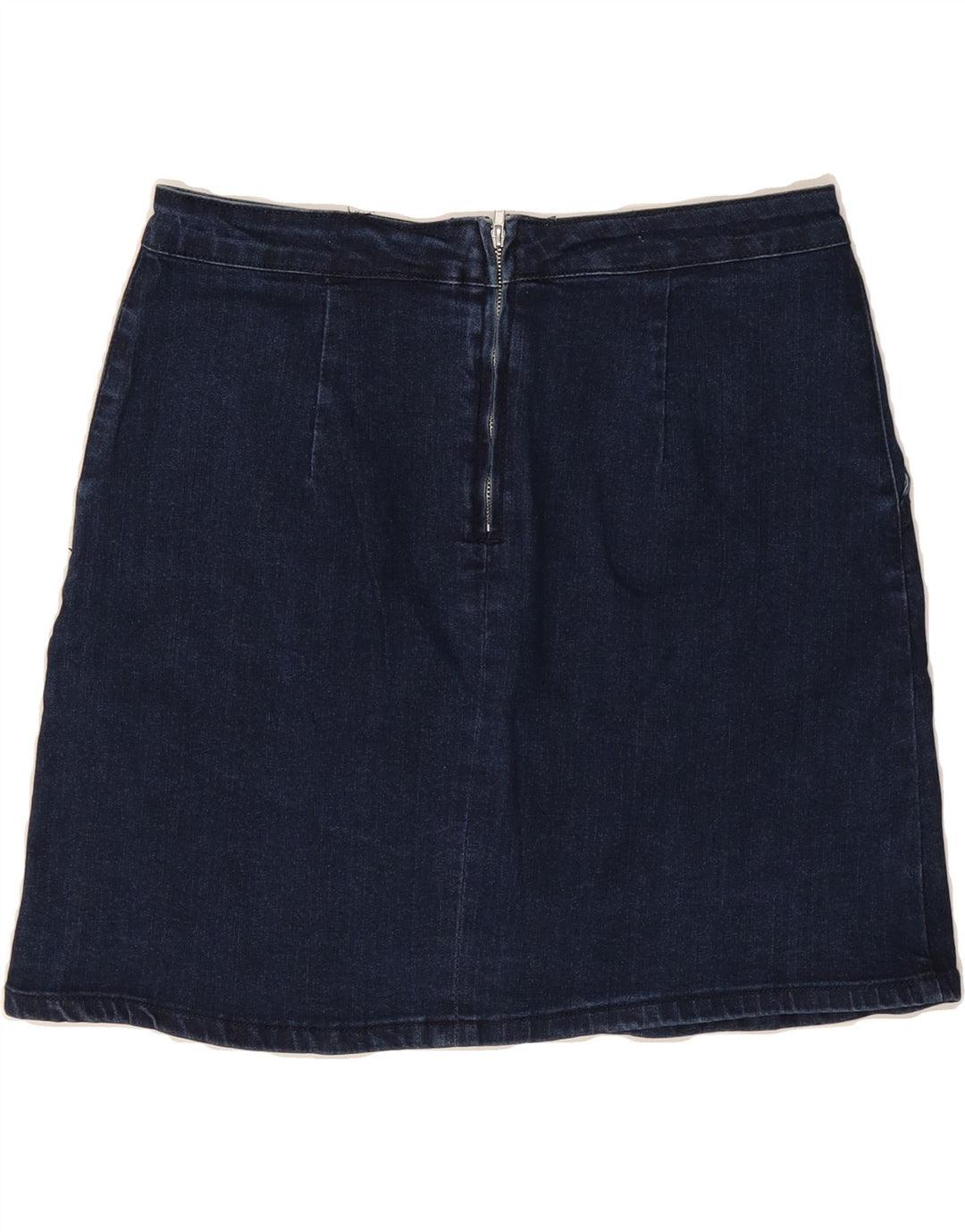 OASIS Womens Denim Skirt UK 12 Medium W32  Navy Blue Cotton Vintage Oasis and Second-Hand Oasis from Messina Hembry 