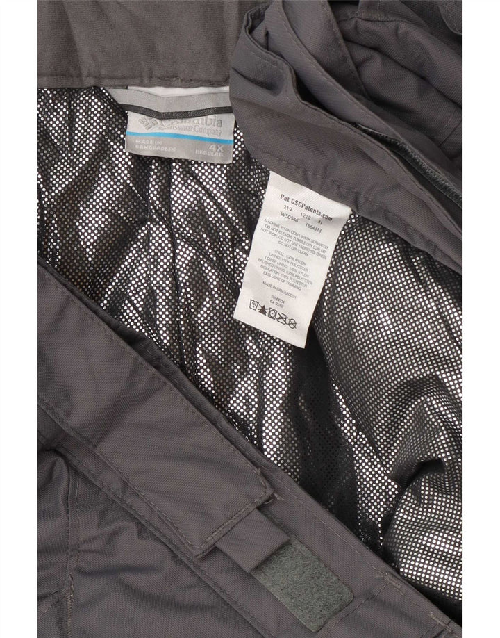 Columbia herre skibukser 4XL grå nylon