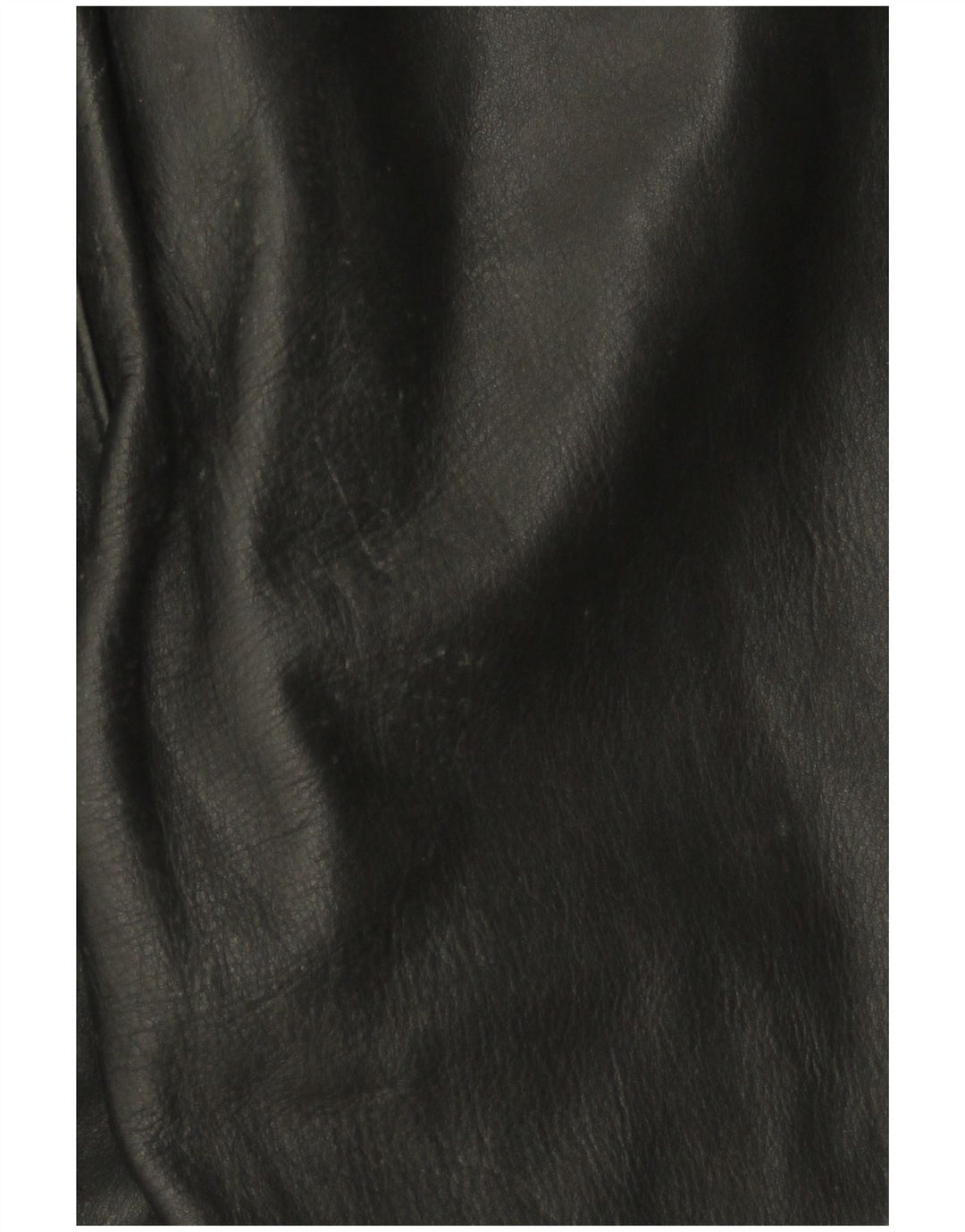 VINTAGE Dame Ærmeløs Læder Jumpsuit UK 12 Medium Sort Læder