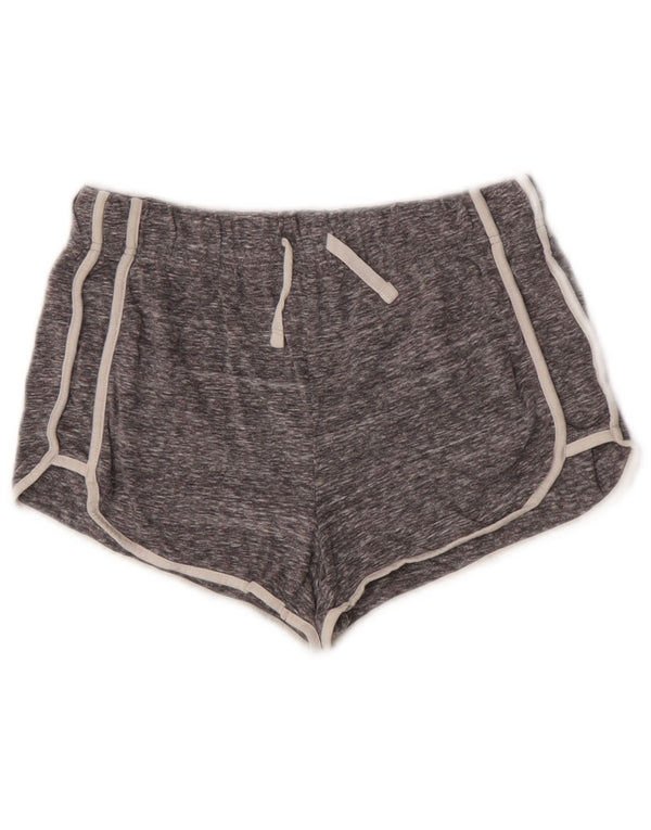 Topshop Sportsshorts til kvinder UK 6 XS Grå Flecked Polyester