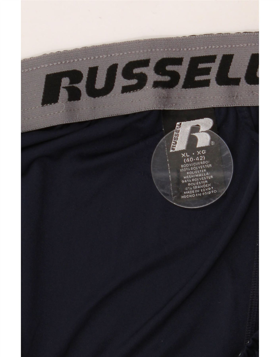 RUSSELL ATHLETIC Herre Dri-Power sportsshorts XL marineblå polyester