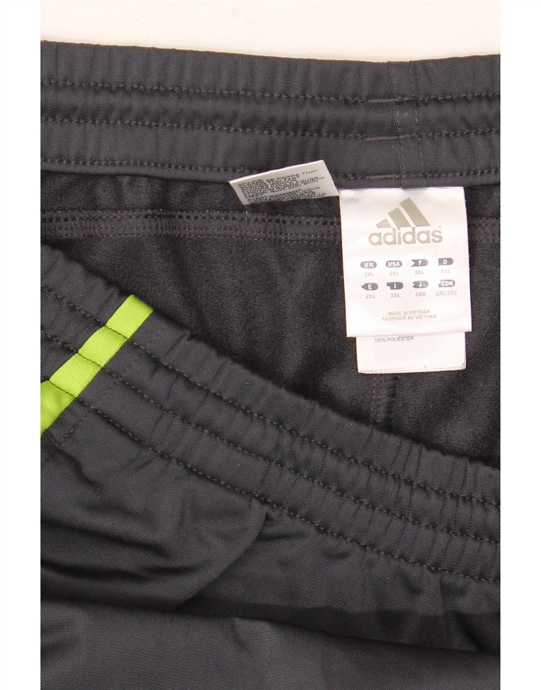 Adidas Træningsdragtsbukser til mænd 2XL Navy Blue Colourblock Polyester