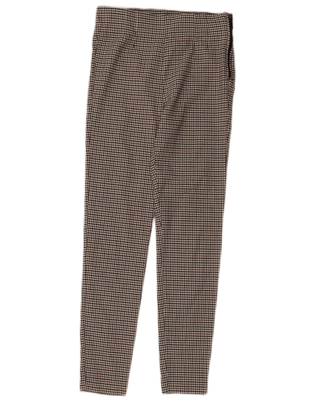 Zara Dame Skinny Casual Bukser Medium W30 L30 Flerfarvet Gingham