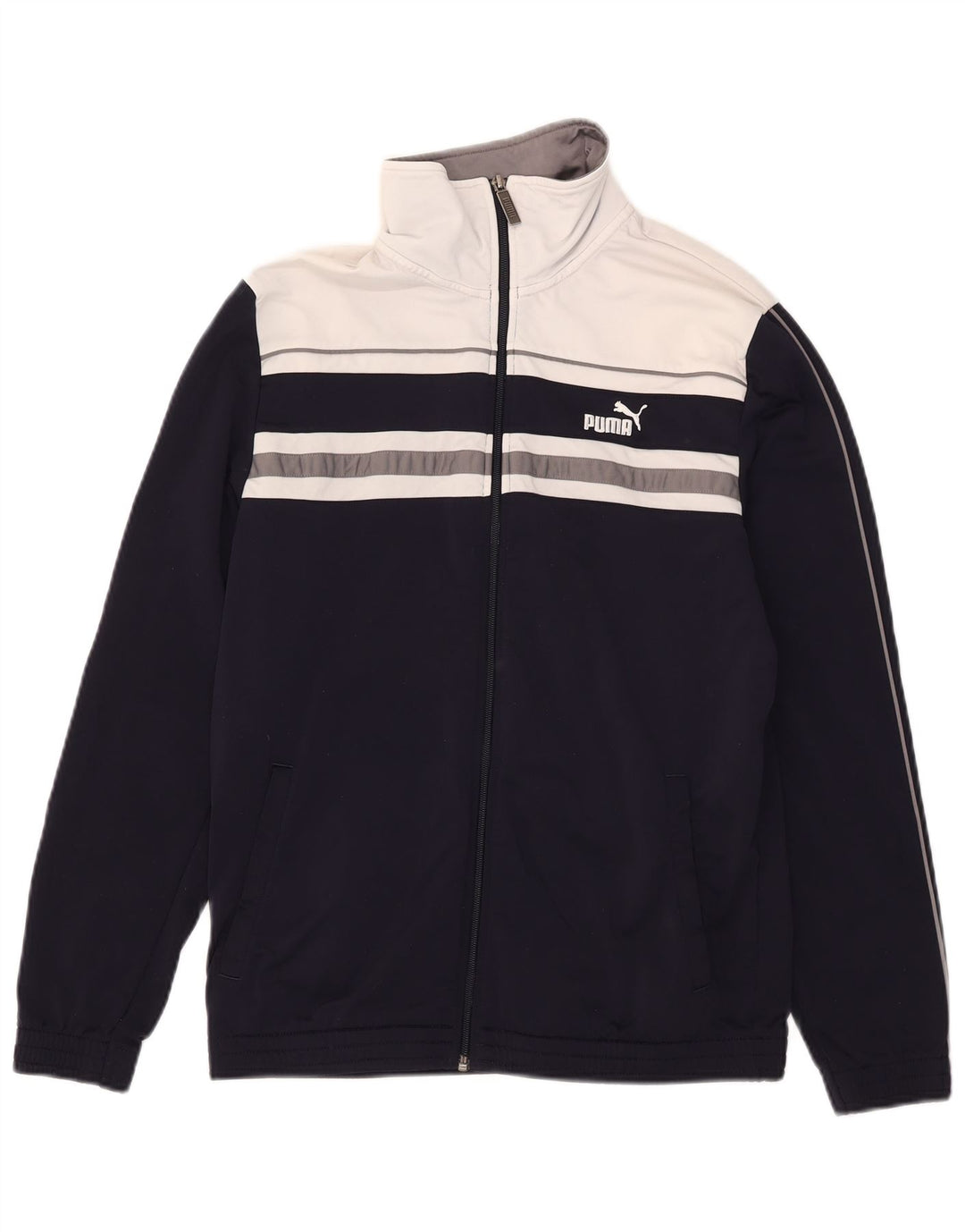 Puma Træningsdragt til mænd Topjakke Medium Marineblå Colourblock Polyester