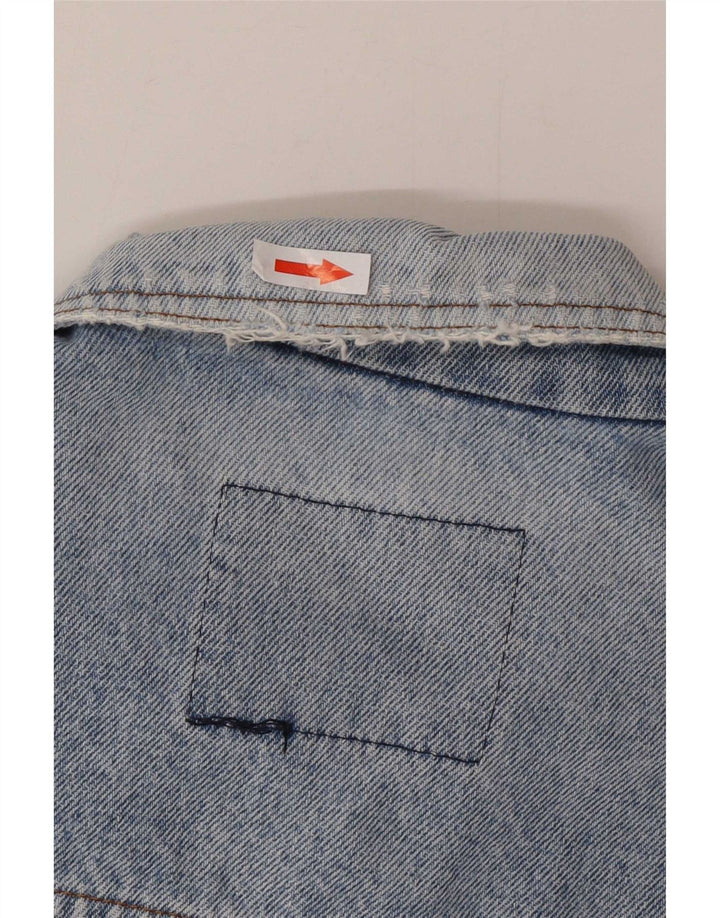 Casucci Herre denimjakke UK 40 Stor Blå Bomuld