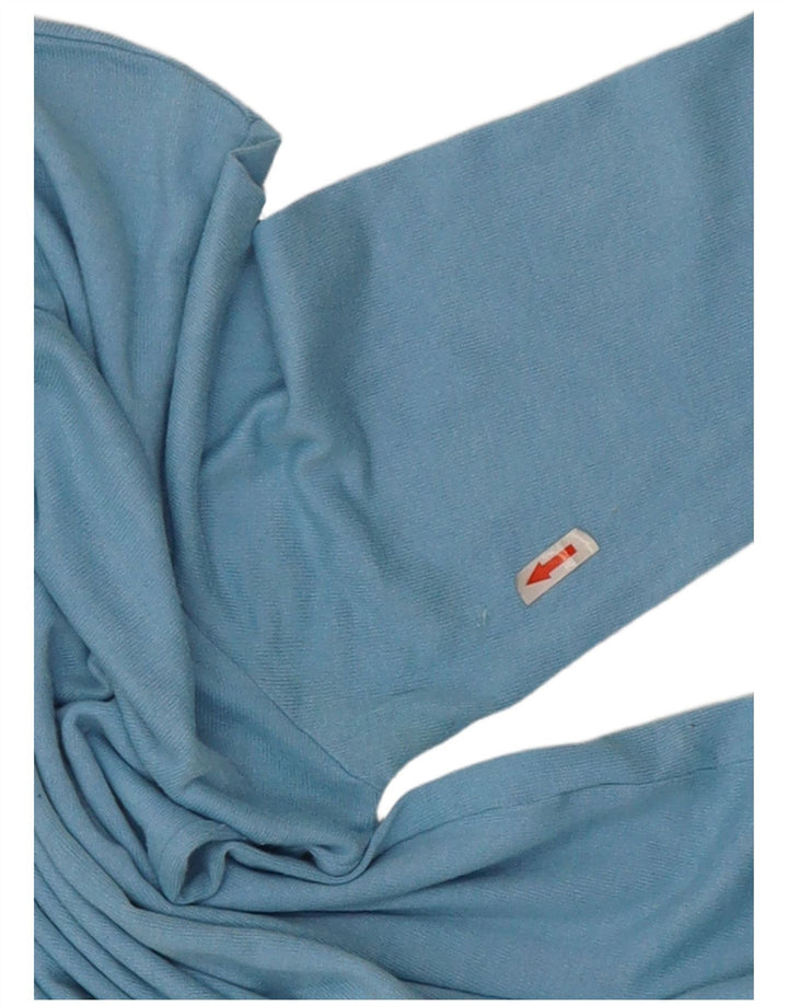 Zara Herre sweater med rund hals, stor blå