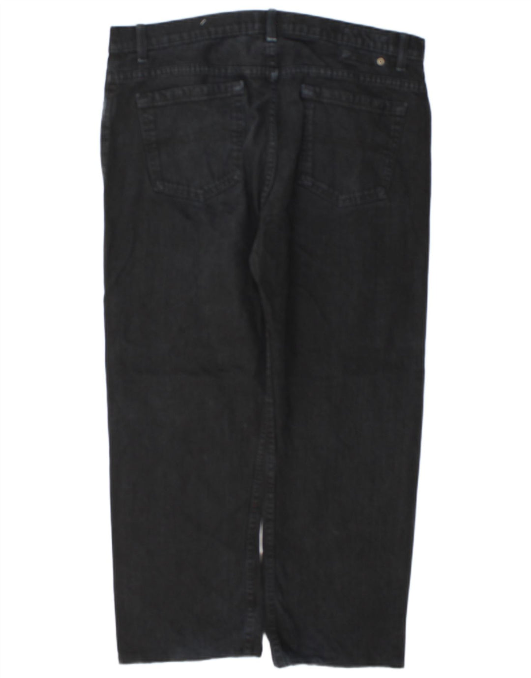 Marks & Spencer Straight Jeans til mænd W36 L26 sort bomuld