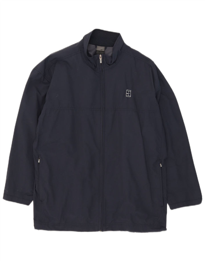 Nike Træningsdragt til mænd, topjakke UK 42/44 Large Navy Blue