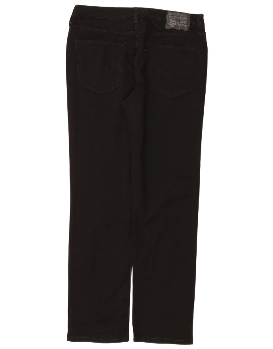 Levi's Herre 541 tilspidsede jeans W34 L32 sort bomuld