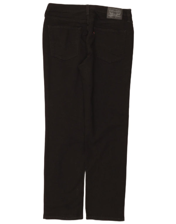 Levi's Herre 541 tilspidsede jeans W34 L32 sort bomuld