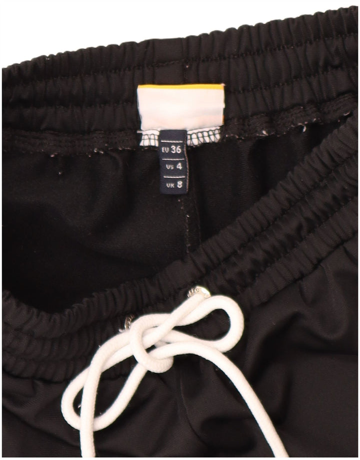 Ellesse Womens Graphic Sports Shorts UK 8 Small Black