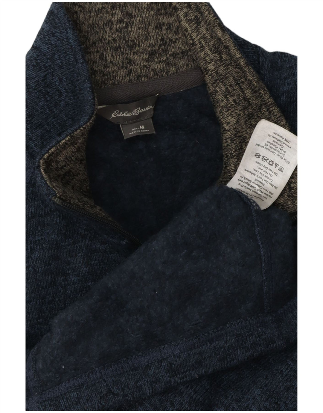 EDDIE BAUER Herre ærmeløs træningsdragt Topjakke Medium Blue Flecked
